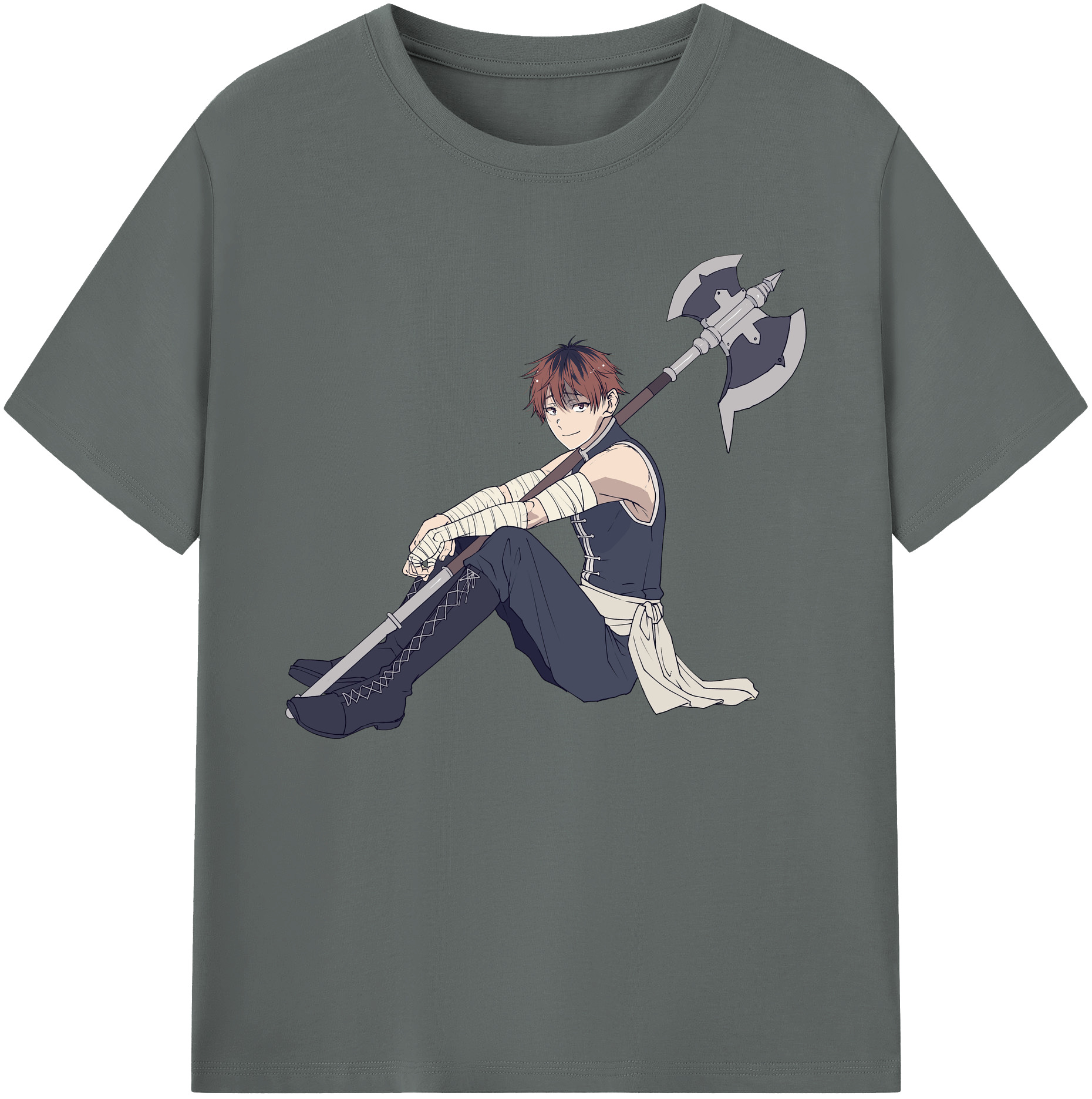 （画像用） 葬送のフリーレン Frieren 綿100％ メンズ半袖Tシャツ｜肌触りやわらか＆通気性